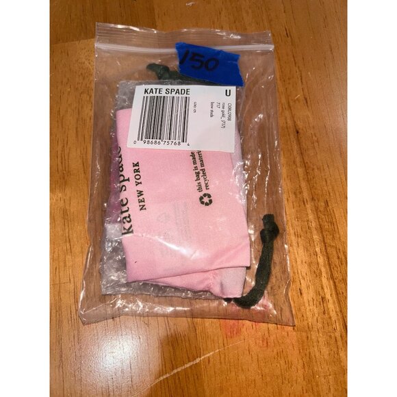 Kate Spade Rose Gold Bow Stud Earrings With Dust Bag - New - Picture 3 of 3